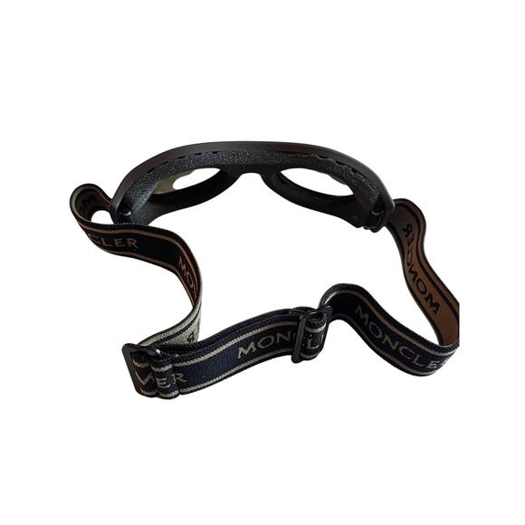 Moncler ML0051 50C Brown Ski Goggles Branded Round - Picture 3 of 5